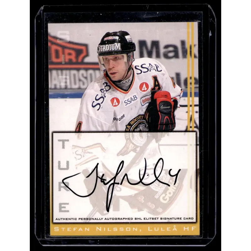 2002-03 SHL Signatures - Stefan Nilsson