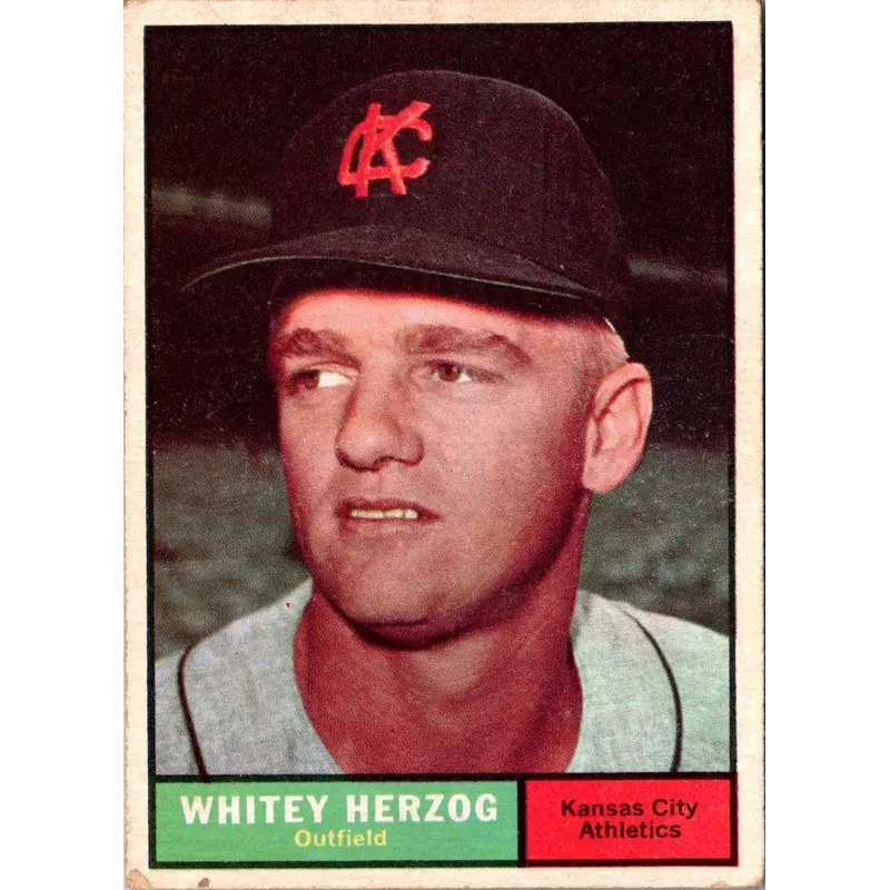 1961 Topps Whitey Herzog #106 VG-EX