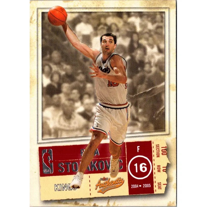 2004 Fleer Authentix Peja Stojakovic #77