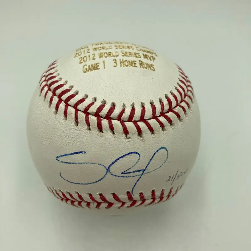 Pablo Sandoval Signed Major League Baseball 2012 W.S. Champs MLB Authenticated