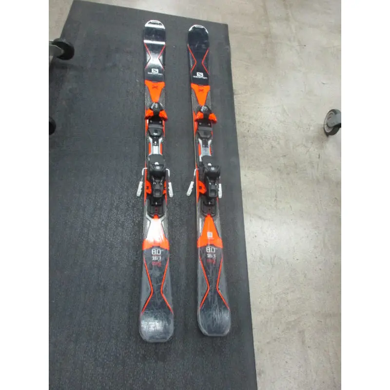 Used Salomon X Drive 8.0 Ti 163cm Skis w/ Bindings