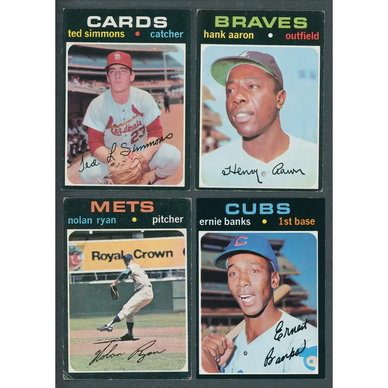 1971 Topps Baseball Near Set (747/752) VG/EX EX (22-015)
