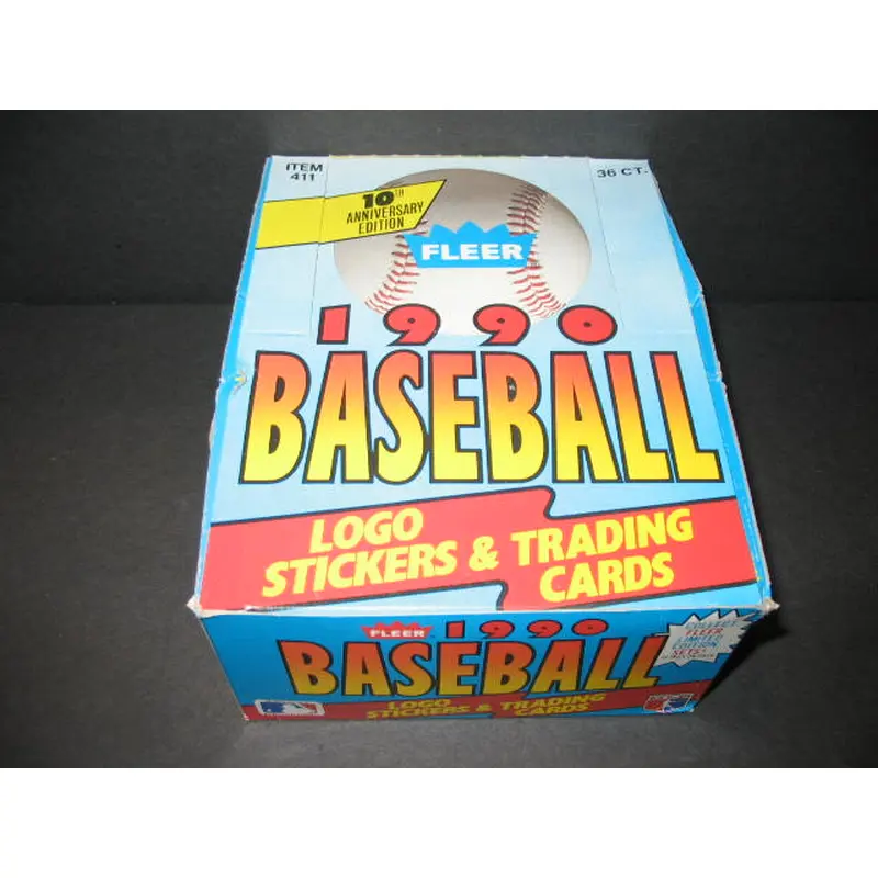 1990 Fleer Baseball Unopened Wax Box (Authenticate)
