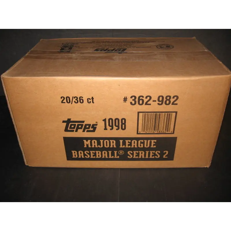 1998 Topps Baseball Series 2 Case (Retail) (20 Box)