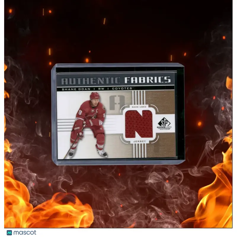 2011-12 SP Game Used Shane Doan Authentic Fabrics Jersey #AF-SD