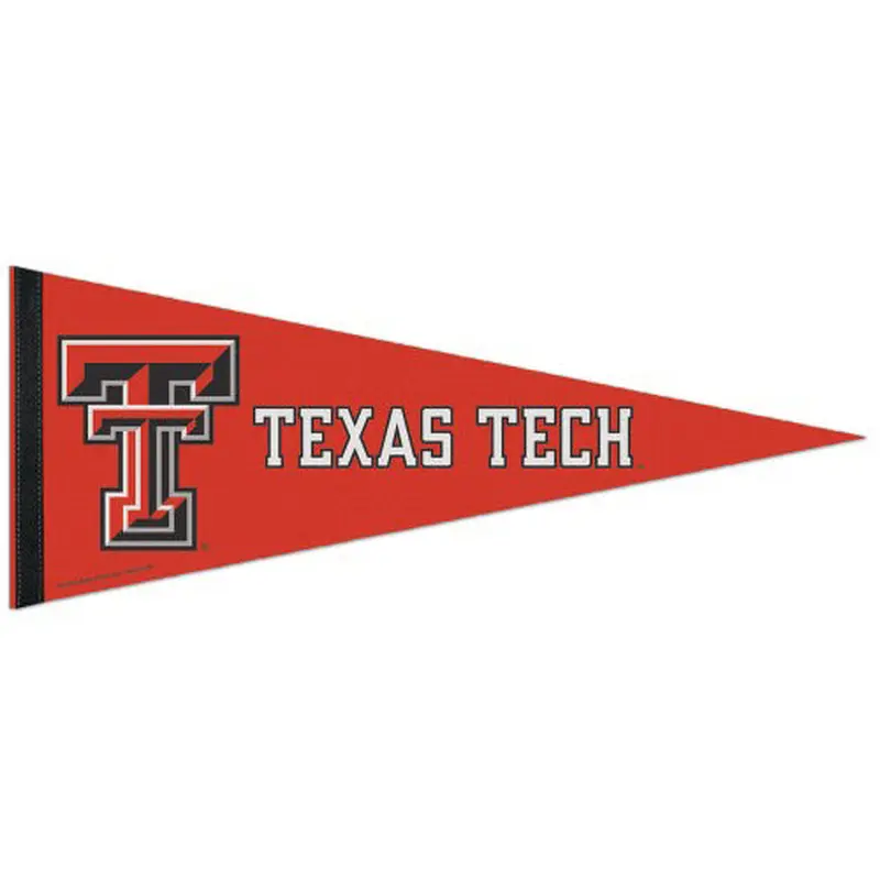Texas Tech Red Raiders Official NCAA Team Logo Premium Felt Pennant - Wincraft Inc.