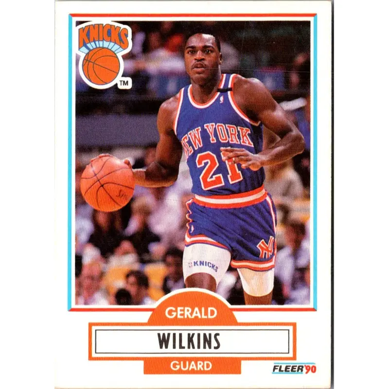 1990 Fleer Gerald Wilkins #131