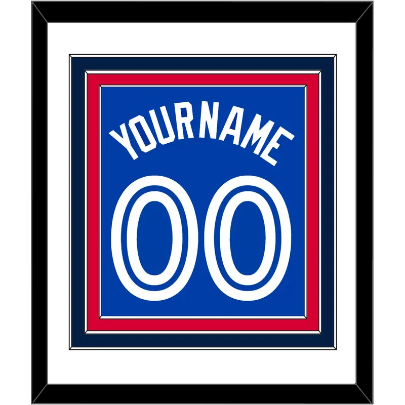 Toronto Name & Number - Alternate Blue - Triple Mat 1