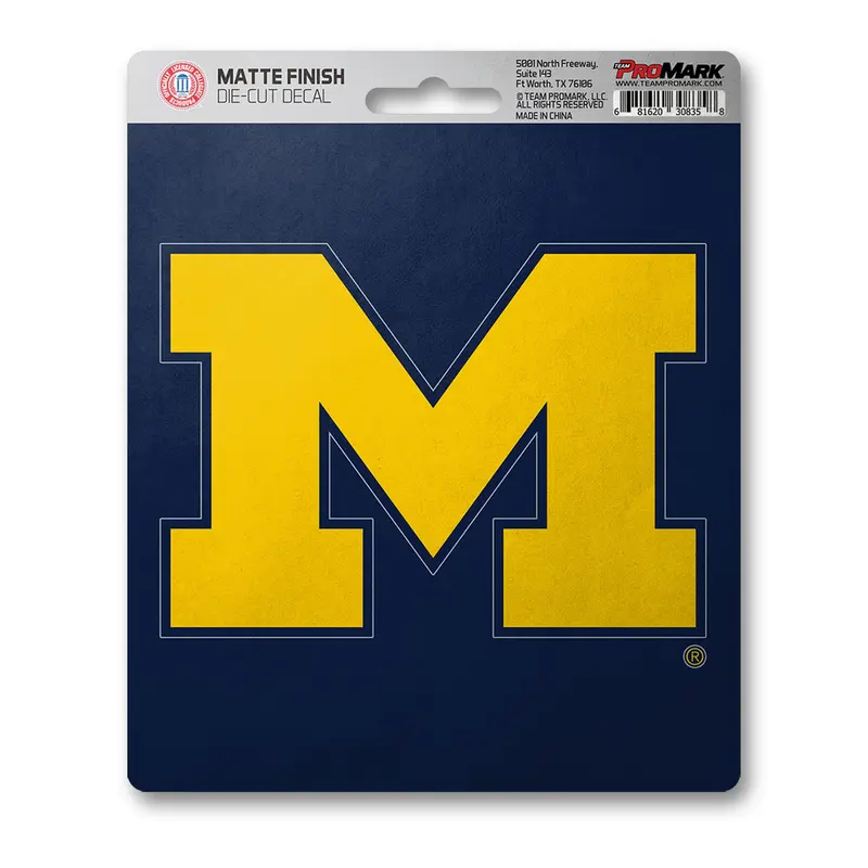 University of Michigan Matte Decal