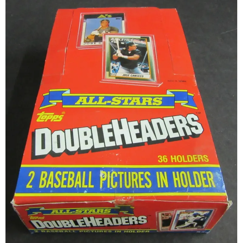 1990 Topps DoubleHeaders Baseball Unopened Box