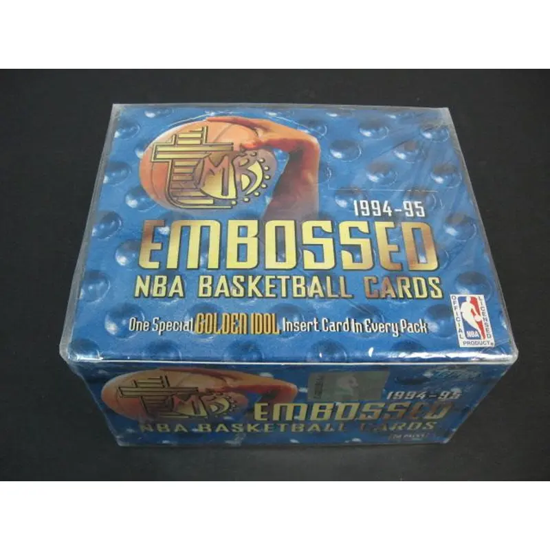 1994/95 Topps Embossed Basketball Jumbo Box