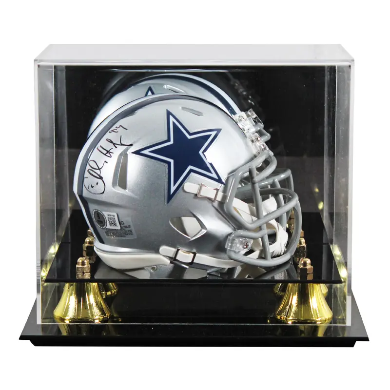 Cowboys Charles Haley Authentic Signed Speed Mini Helmet W/ Case BAS Witnessed