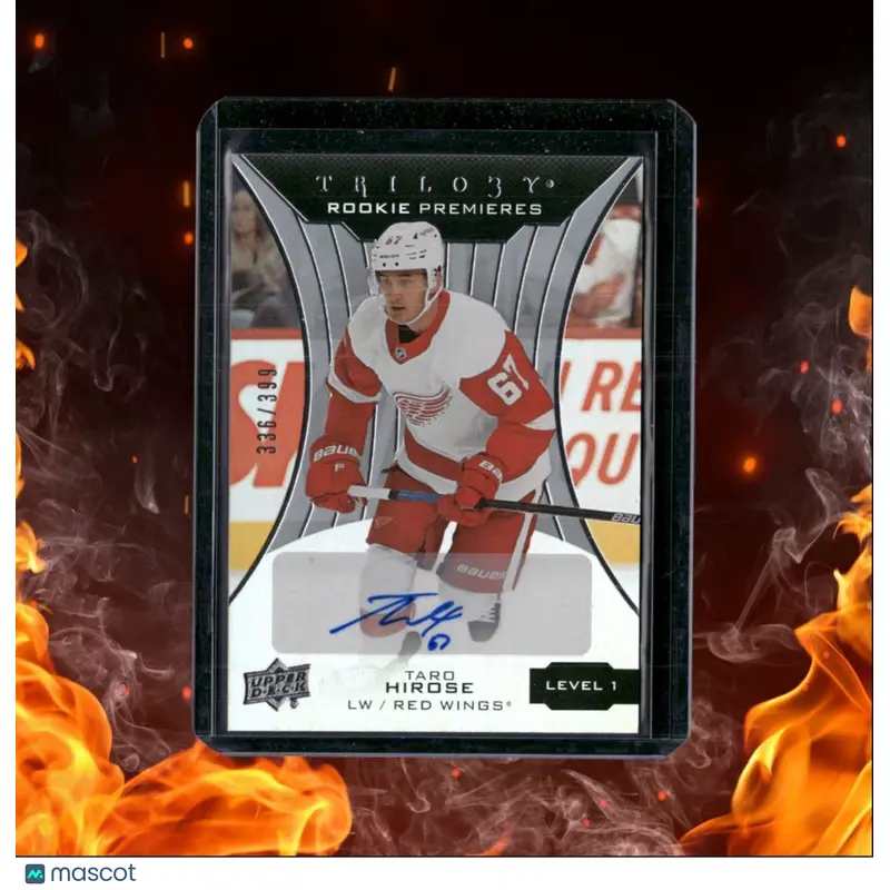 2019-20 Upper Deck Trilogy Taro Hirose Common Tier 1 Rookie Auto 336/399 #59