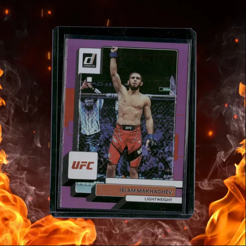 2023 Panini Donruss UFC Islam Makhachev Purple Foil #92