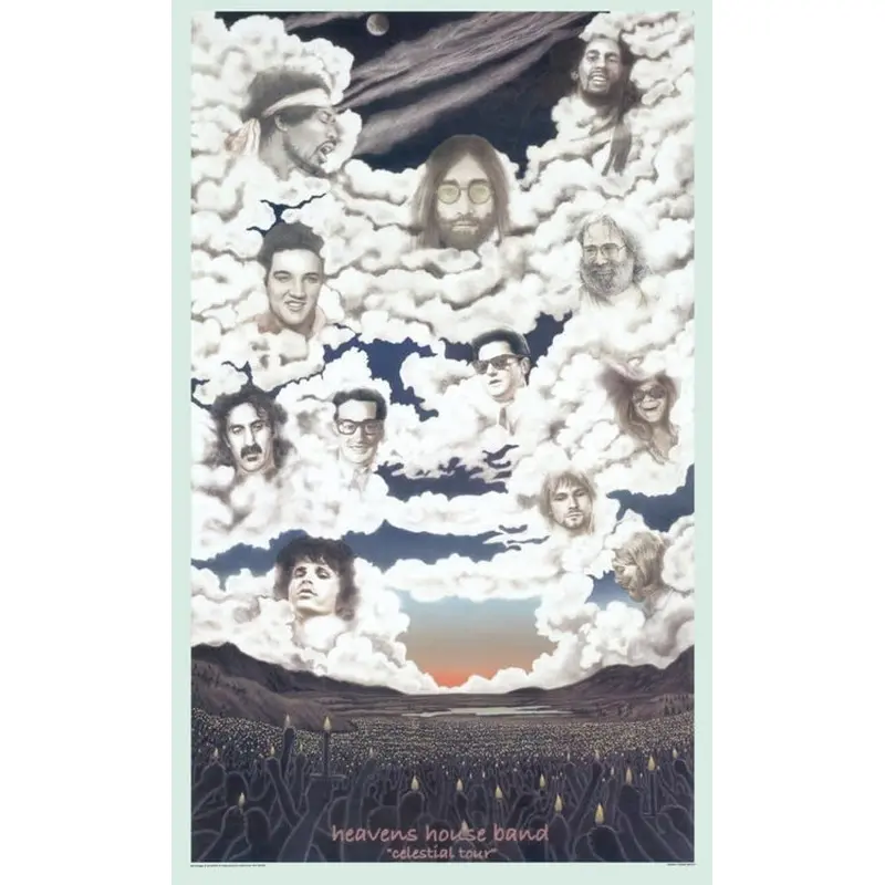 Immortal Music Legends "Heaven's House Band" 22x36 Art Poster
