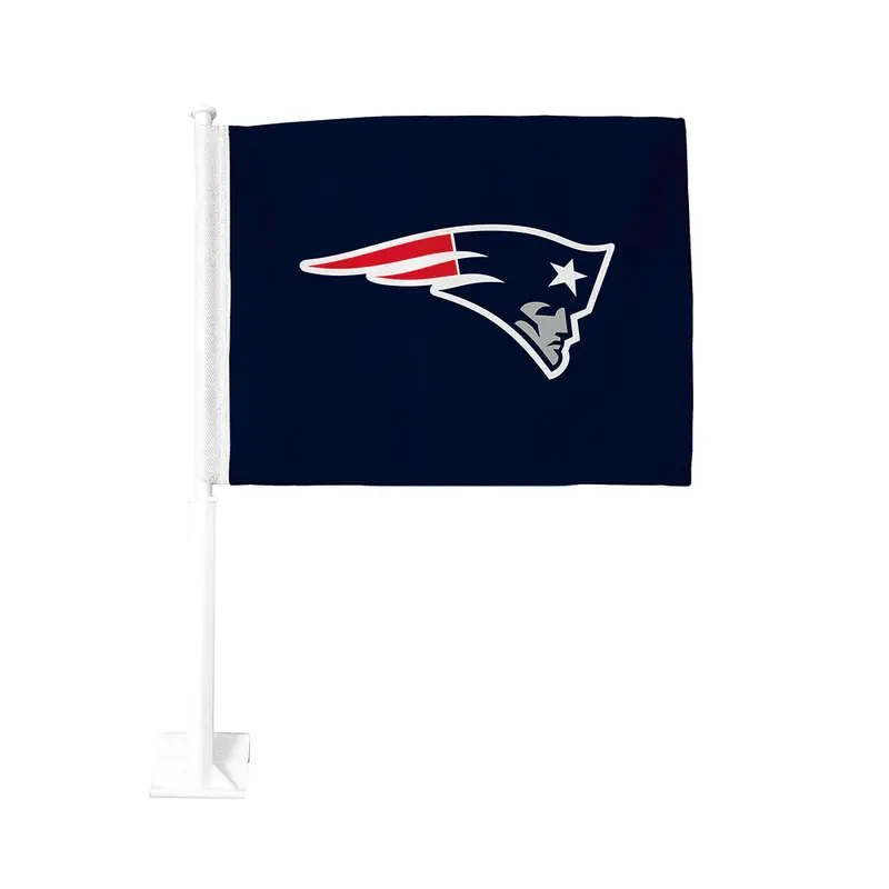 NFL New England Patriots Double-Sided 11x15 Car Flag