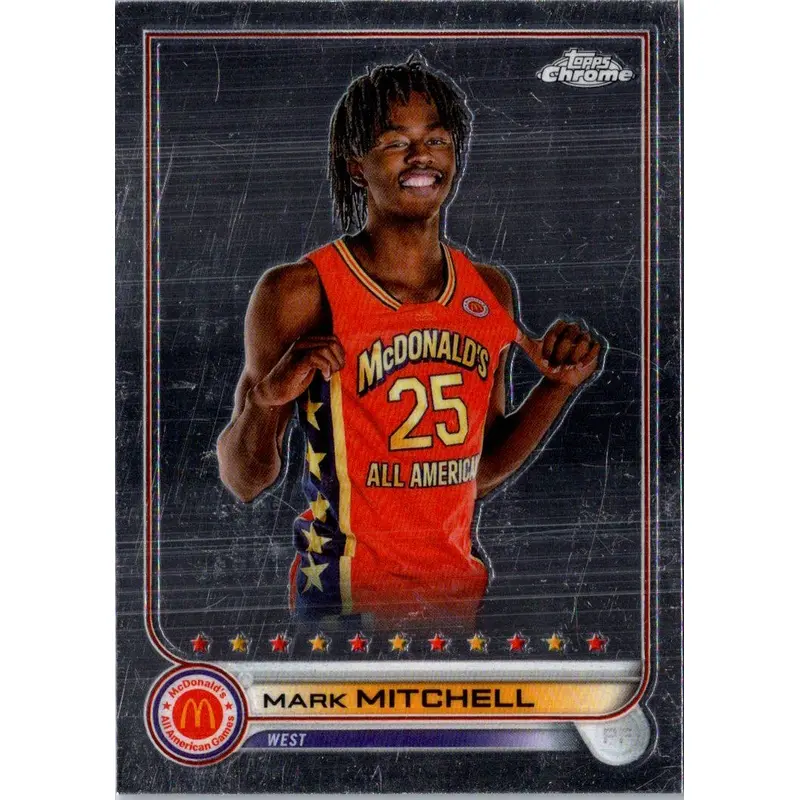 2022 Topps Chrome McDonald's All American Mark Mitchell #66