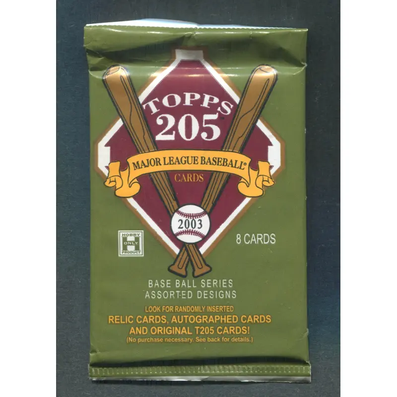 2003 Topps 205 Baseball Unopened Pack (Hobby) (8)