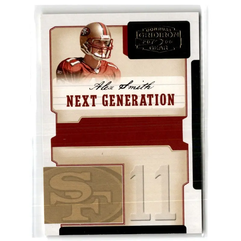 2006 Donruss Gridiron Gear Next Generation Red Alex Smith #NG-1