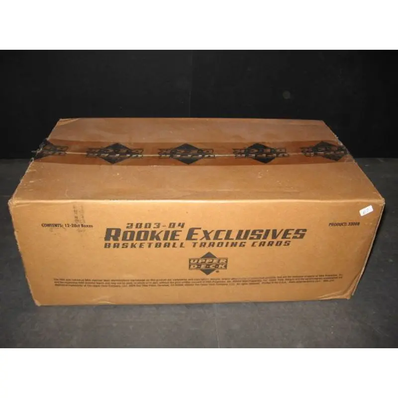 2003/04 Upper Deck Rookie Exclusives Basketball Case (Hobby) (12 Box)