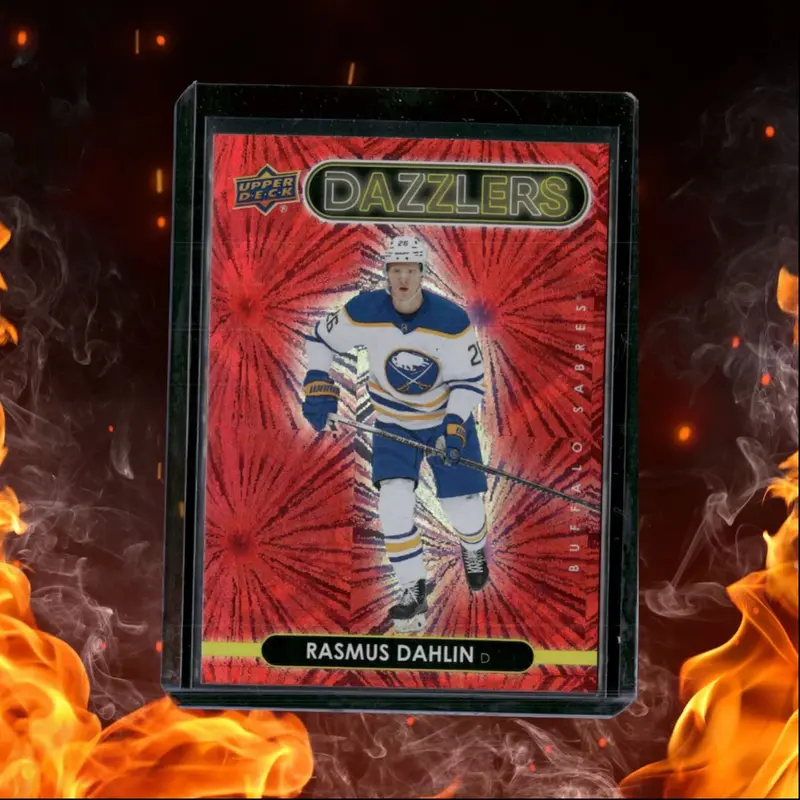 2021-22 Upper Deck Rasmus Dahlin Dazzlers Red #DZ-7