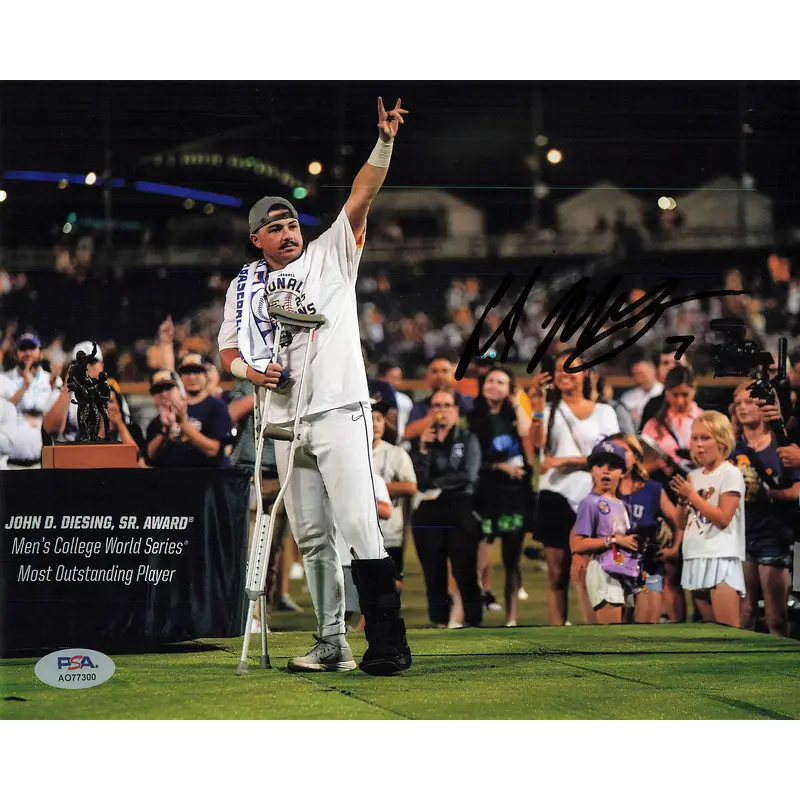 Alex Milazzo signed 8x10 photo PSA/DNA LSU Tigers Autographed