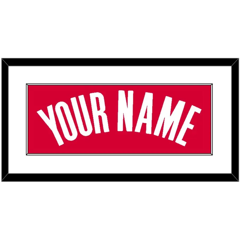 Los Angeles Name - Road Red (2013-2015) - Single Mat 1