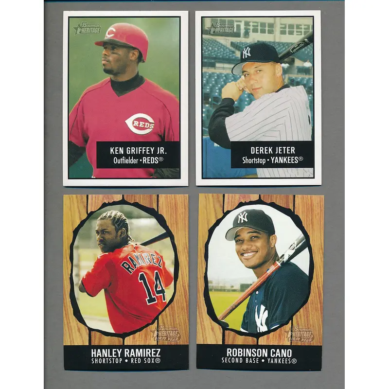 2003 Bowman Heritage Baseball Complete Set (300)  NM/MT MT
