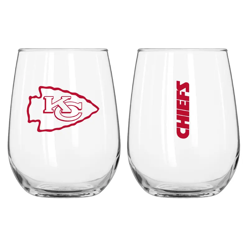 Kansas City Chiefs 16oz Gameday Curved Beverage Glass