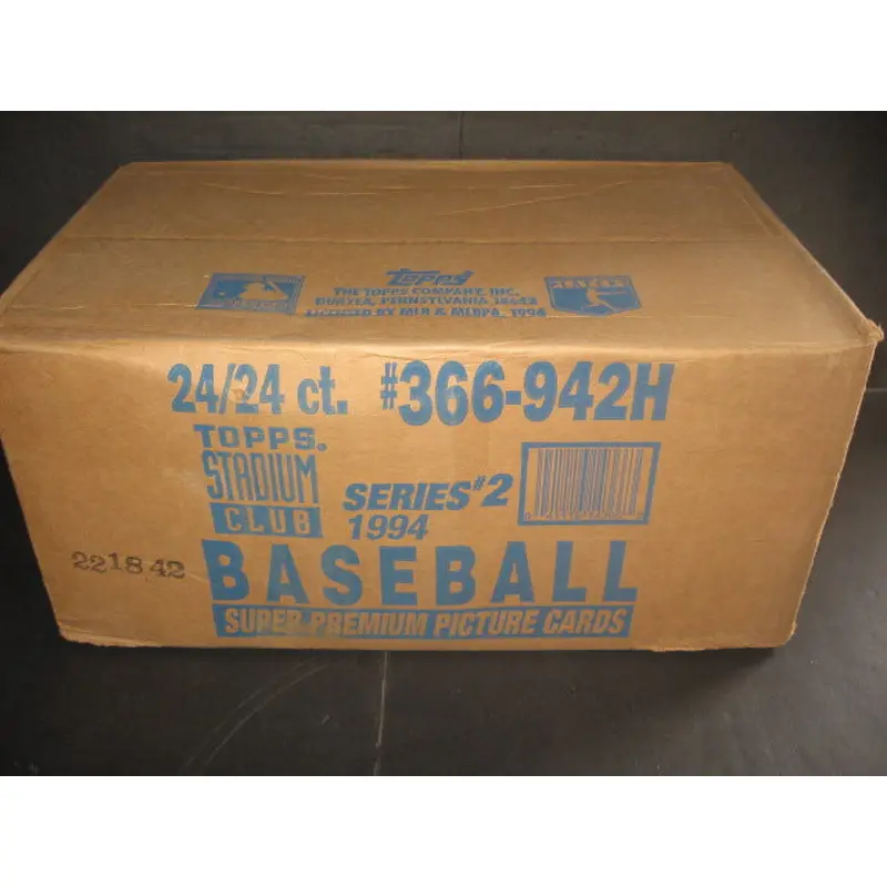 1994 Topps Stadium Club Baseball Series 2 Case (24 Box)