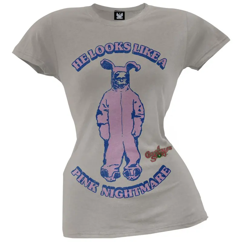 A Christmas Story - Pink Nightmare Juniors T-Shirt