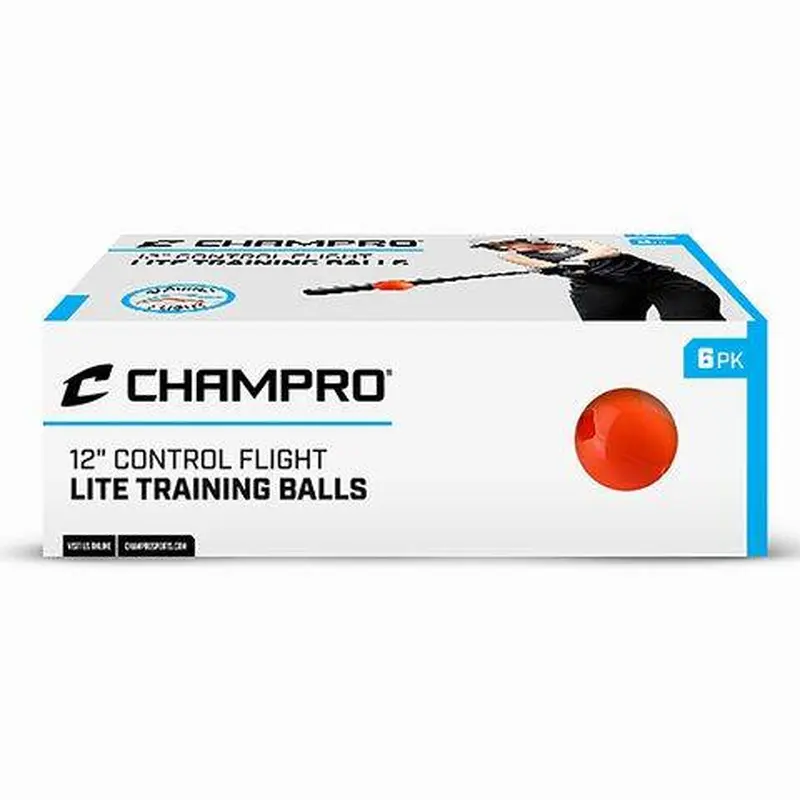 New Champro 12" Lite Control Flight Ball 6 Pack