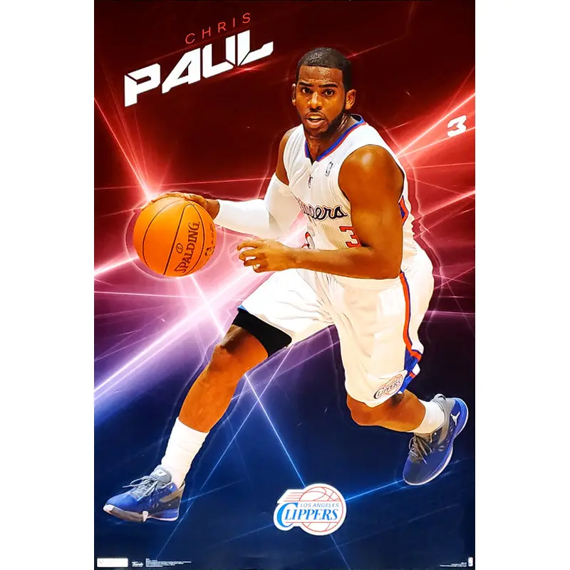 Chris Paul "Clipper Captain" Los Angeles Clippers NBA Poster - Costacos 2012