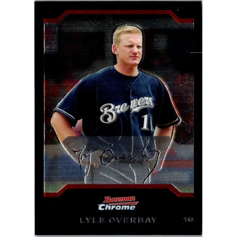2004 Bowman Chrome Draft Picks & Prospects Lyle Overbay #BDP1
