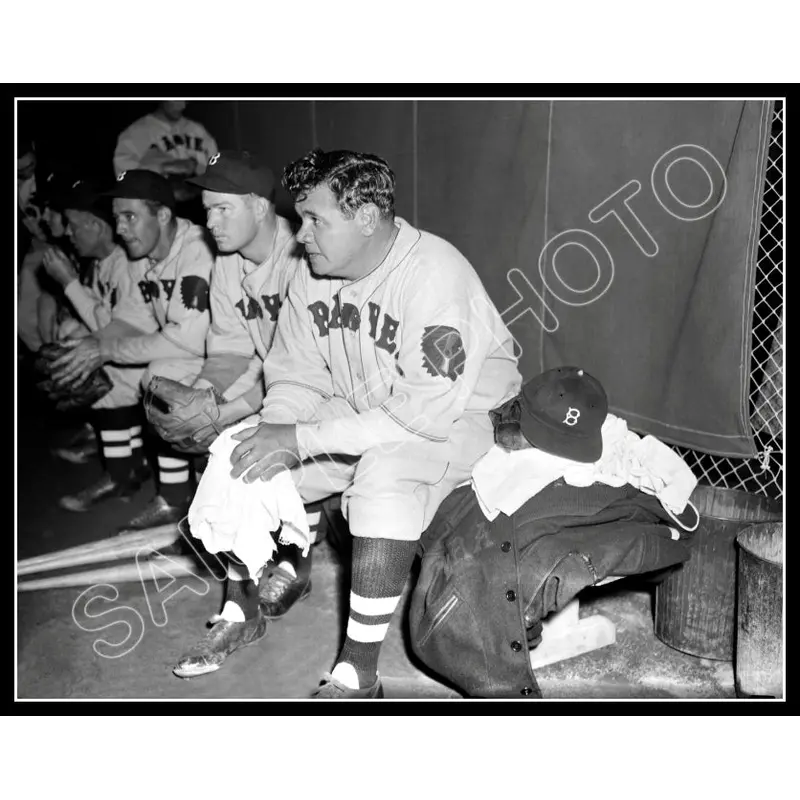 Babe Ruth 11X14 Photo - 1935 Boston Braves - 704
