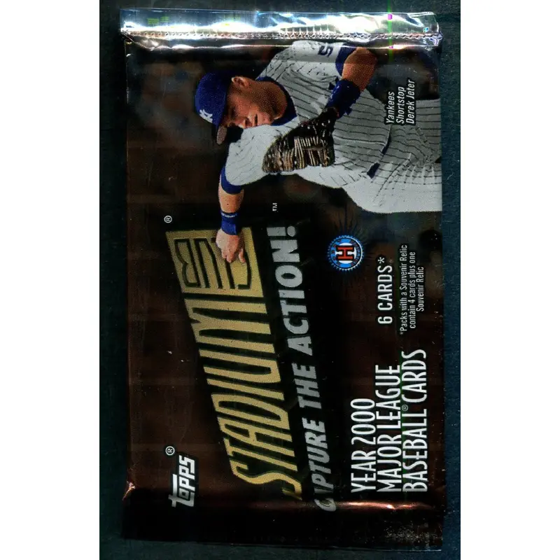 2000 Topps Stadium Club Baseball Unopened Pack (Hobby) (6)