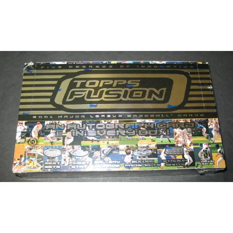 2001 Topps Fusion Baseball Box (Hobby)
