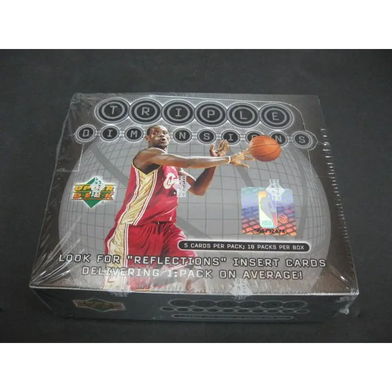 2003/04 Upper Deck Triple Dimensions Basketball Box (Hobby)