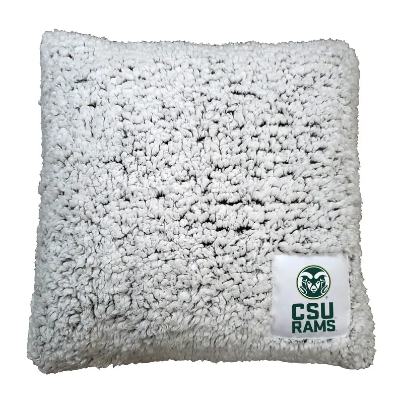 CO State Campus Colors Frosty Throw Pillow