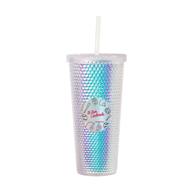 St. Louis Cardinals 24oz Playmaker Iridescent Stud Tumbler