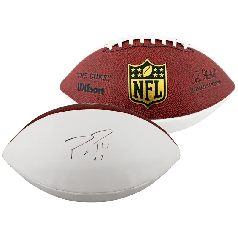 Chargers Philip Rivers Signed Wilson White Panel Nfl Football BAS #BN73275