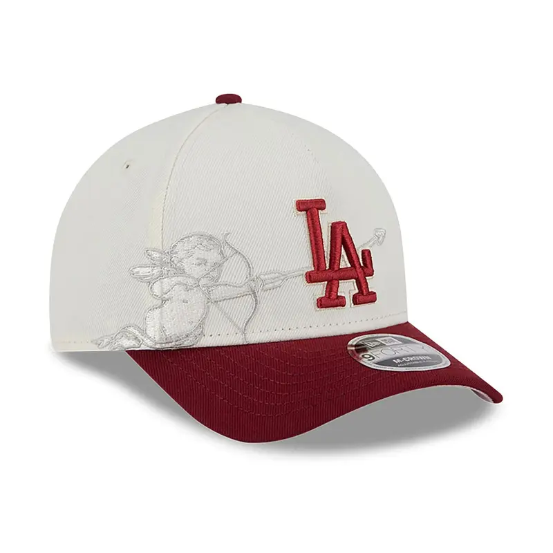 LA Dodgers Cherub Chrome White 9FORTY M-Crown A-Frame Adjustable Cap