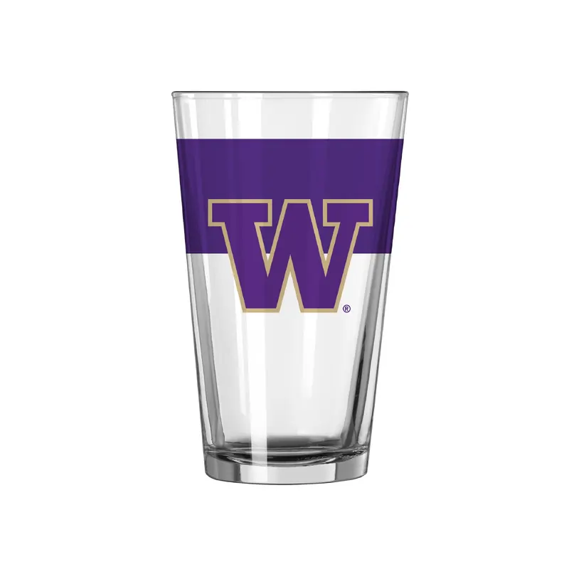Washington 16oz Colorblock Pint Glass
