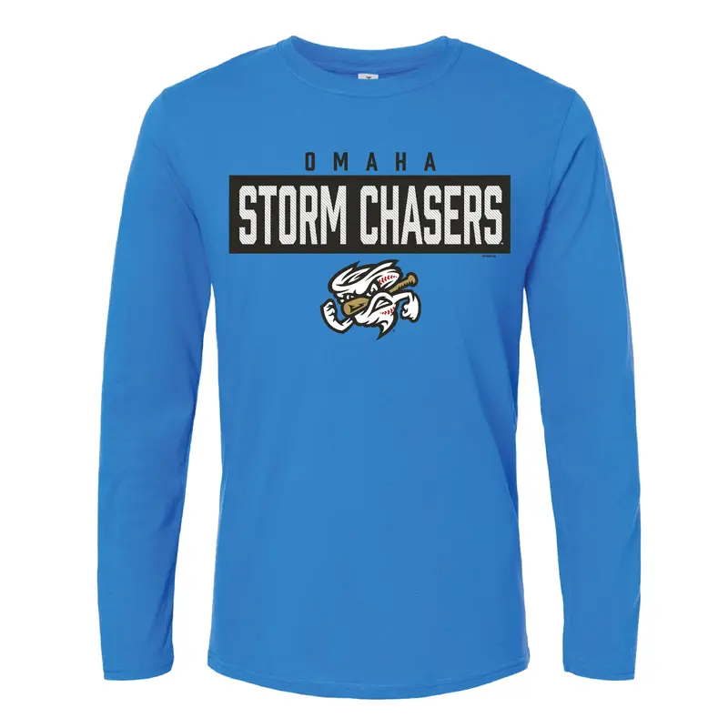 Omaha Storm Chasers Bimm Ridder Men's Isner Royal Softstyle LS Tee