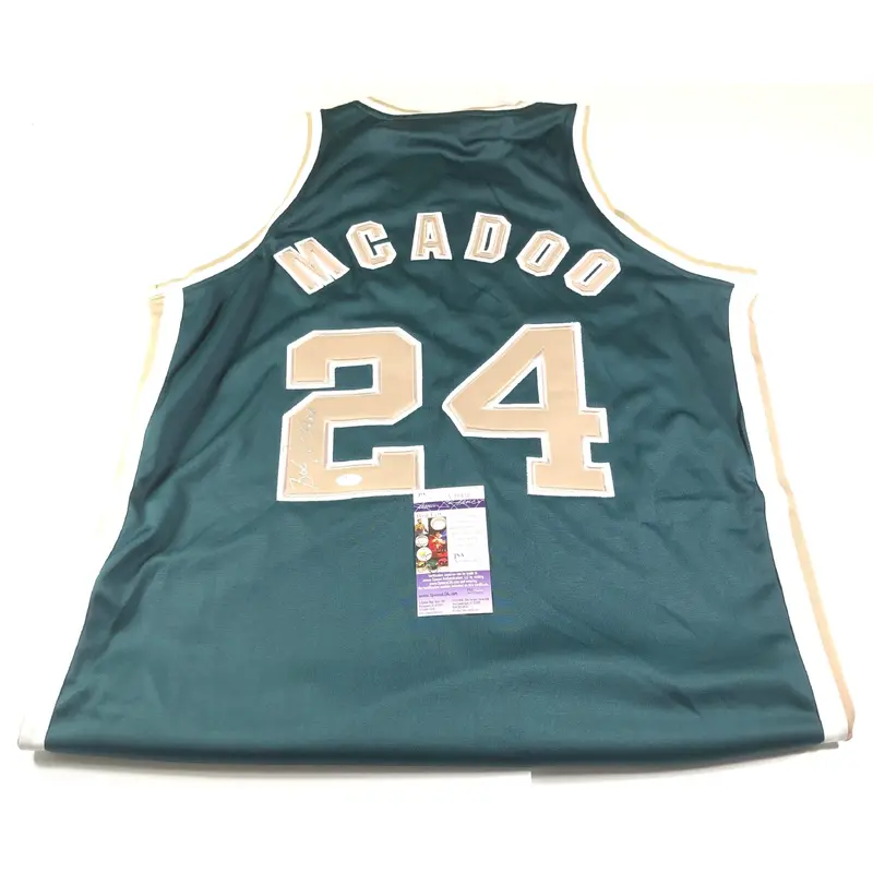 Bob McAdoo signed jersey JSA Autographed Ben Smith High School