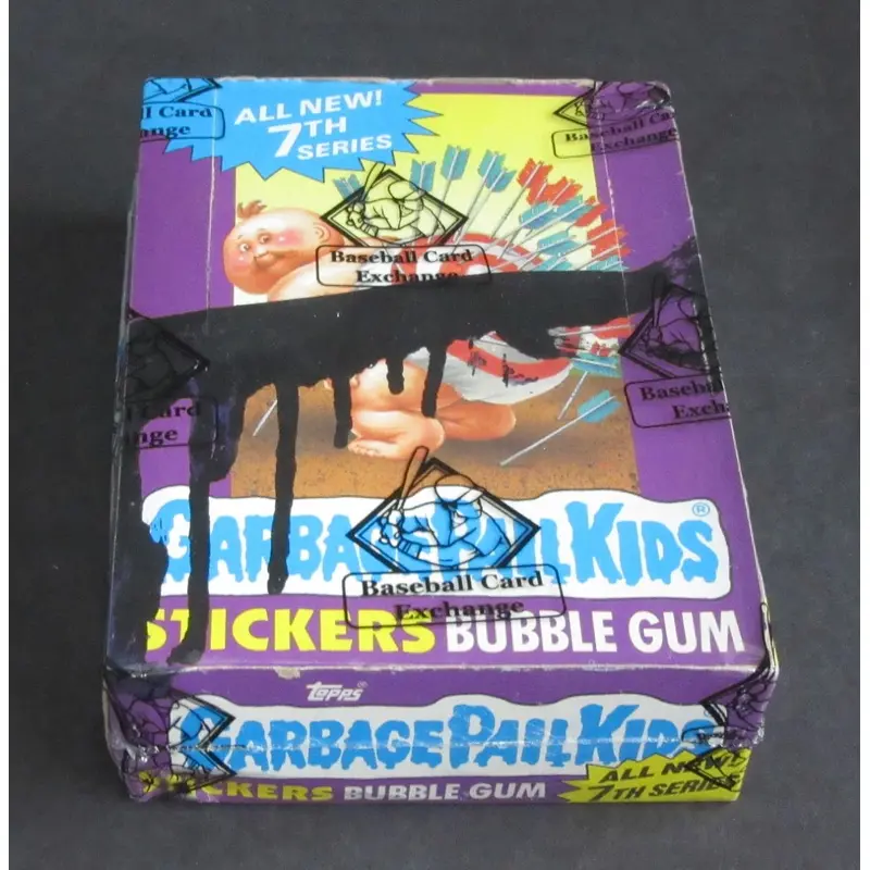 1987 Topps Garbage Pail Kids Series 7 Unopened Wax Box (w/o price) (X-Out) (Poster) (BBCE)
