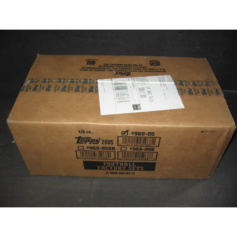2005 Topps Football Factory Set Case (Retail) (8 Sets)