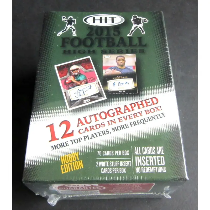 2015 Sage Hit Football High Series Box (Hobby)