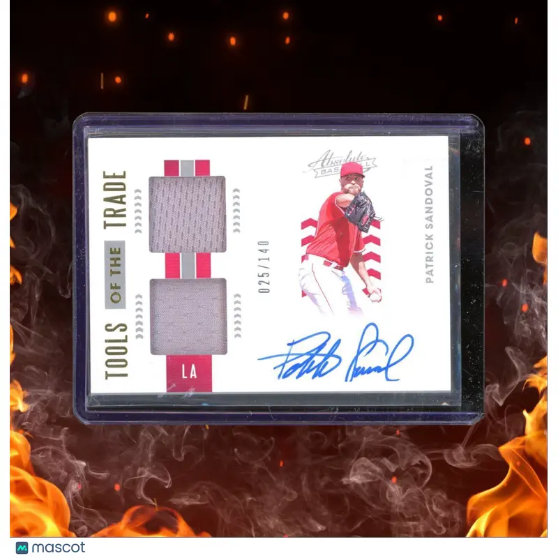 2020 Panini Absolute Tools of the Trade 2 Swatch Signatures Patrick Sandoval