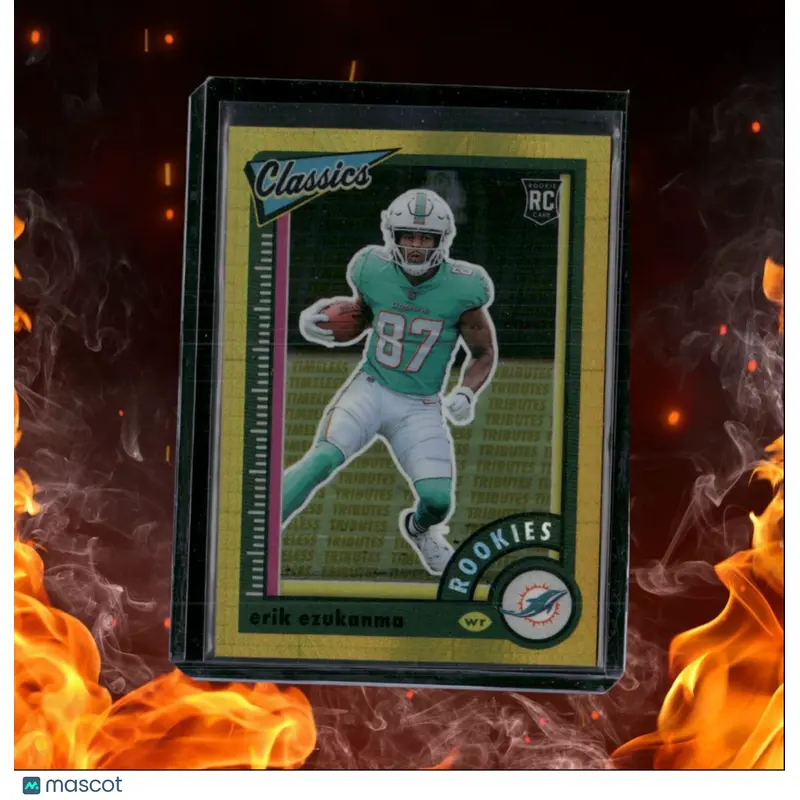 2022 Panini Classics Erik Ezukanma Gold Hyper Rookie 10/99 #191